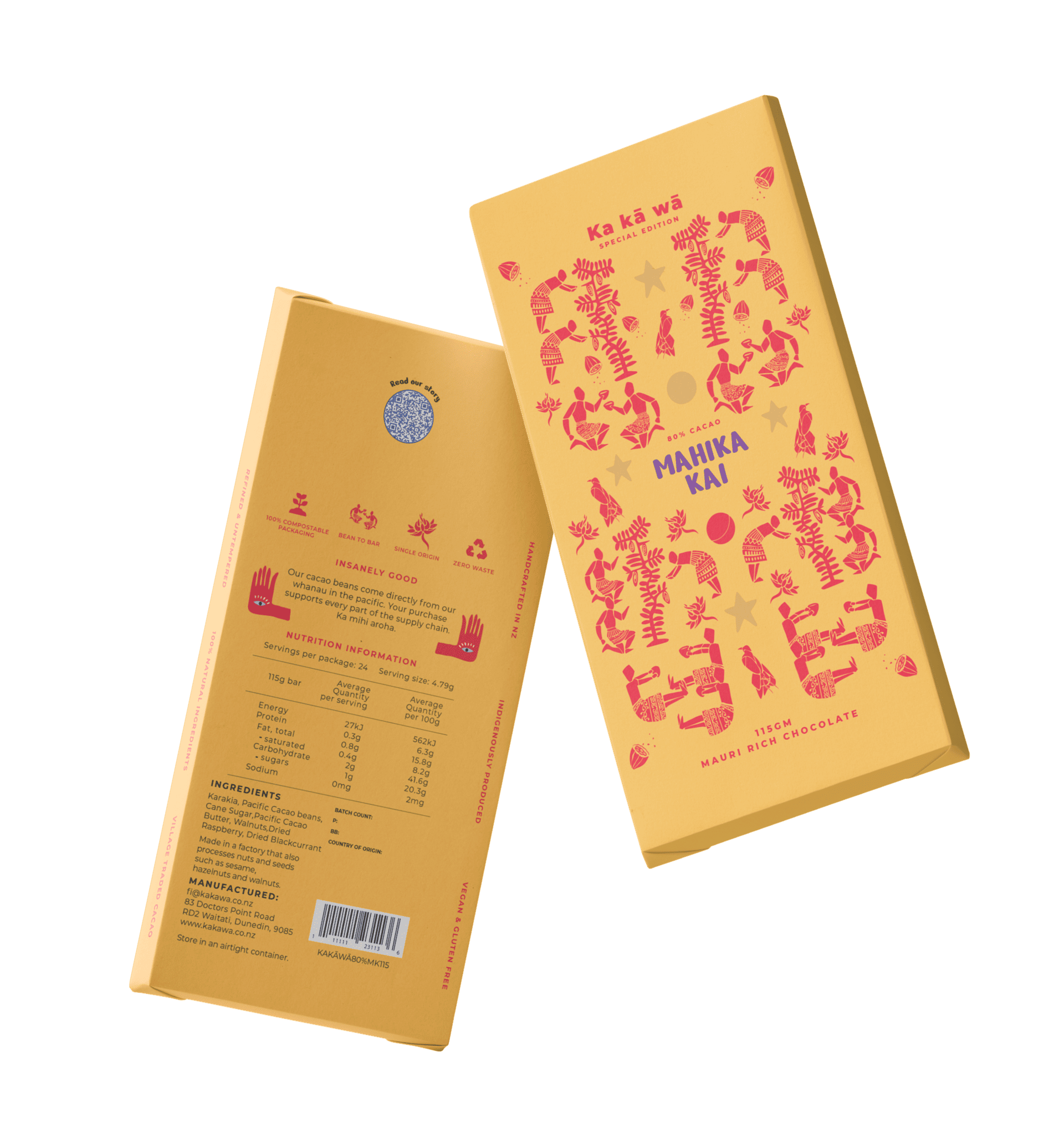 Ka kā wā  80% Mahika Kai 115 Gram Bar