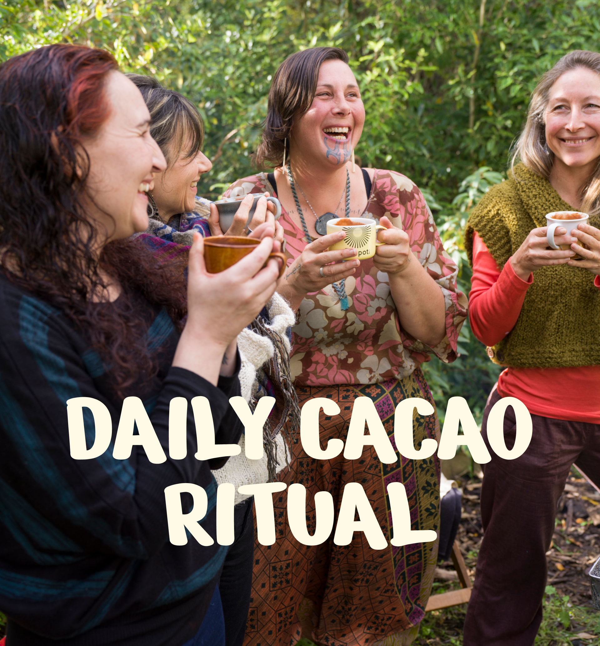 Ka kā wā 100% Daily Ritual Cacao 'Ahika' Kawakawa + Horopito - 500g round